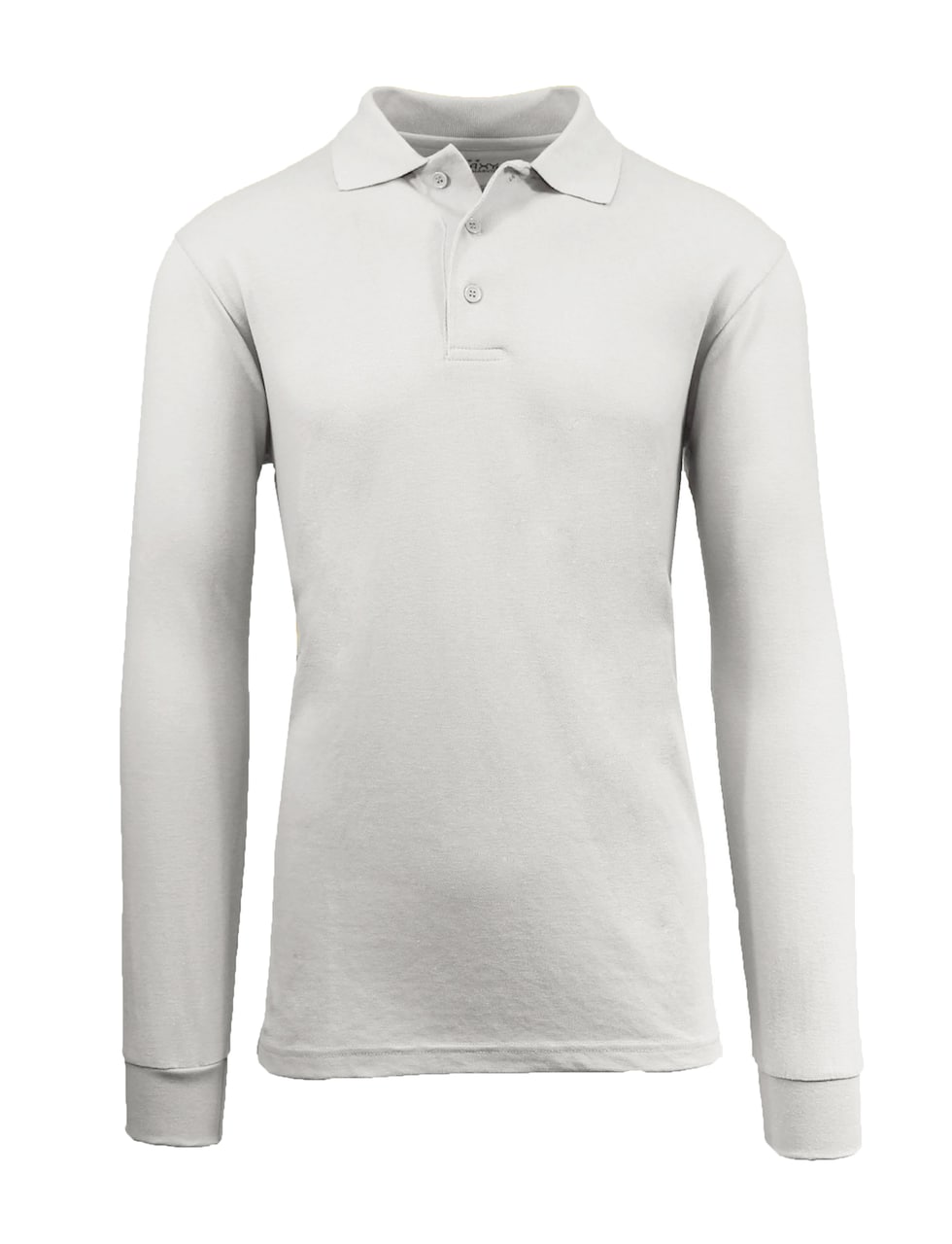 Galaxy by Harvic Long Sleeve Men's Pique Polo Shirt